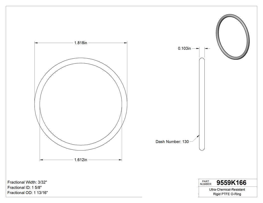 Technical drawing - 9559K166